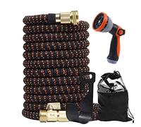 Expandable rden Hose 90 300 Feet Lightweight Durable with Solid Brass Fittings for Effortless Watering Washing and rdening Flexible Kink Free Design