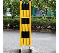 Expandable Retractable Crowd Control Barrier - Mobile Safety Gate for Courtyards & Roads Adjustable Width 8.2ft to 26.2ft (1.5m x 6m) - Durable & Portable Security Solution