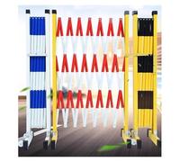 Expandable Retractable Metal Traffic Fence - Portable Folding Barrier Gate for Outdoor Events, Crowd Control, School & Garage Safety, Durable Security Solution