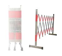 Expandable Retractable Outdoor Fence Barrier - 3.9 Ft Tall Portable Guardrail for Traffic Control, Construction Safety, Maintenance, and Parking Management - Durable Folding Fence Solution
