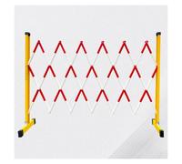 Expandable Safety Barricade,Safety Barrier with Casters,Industrial Metal Expandable Barricade,for Warehouse,Shopping Mall, Garden(100cm)