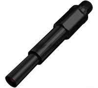 Expandable Safety Connector 4mm 32A High Voltage Wire Joiner ABS Insulated Nickel Copper for Testing(Black)