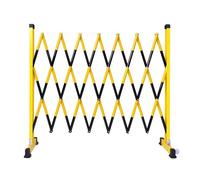 Expandable Security Barrier - Industrial Rollable Retractable Fence for Maintenance Construction Road Safety - Portable and Barricade for Effective Crowd Control