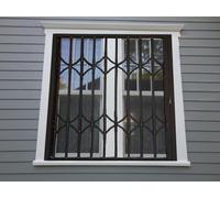 Expandable Security Bars - Heavy-Duty Aluminum Burglar Grille for Door and Window Protection