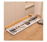 Expandable Shoe Storage Cassetti Under Bed & Closet White with Sliding Shelf 86x31 cm Space-Saving Solution for Keeping Shoes Neat & Tidy.