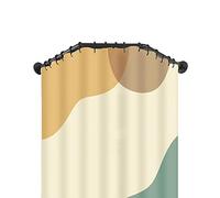 Expandable Shower Curtain Rod - Stainless Steel Privacy Partition, No Drilling, Ideal for Dressing Rooms, Clothing Stores, Home Use, Space-Saving Design.