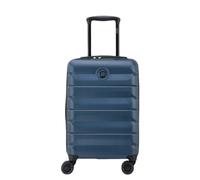 Expandable Suitcase Delsey Air Armour Bleu 55x35x20/25 cm