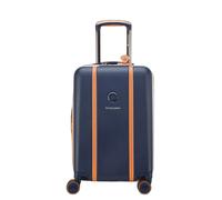 Expandable Suitcase with 4 Double Wheels Delsey Bleu 44 L
