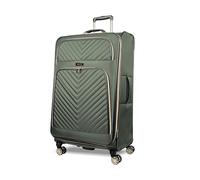 Expandable Suitcase with Chevron Quilt by Kenneth Cole, BLACK, LARGE CHECKED