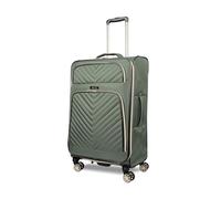 Expandable Suitcase with Chevron Quilt by Kenneth Cole, BLACK, MEDIUM CHECKED