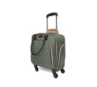 Expandable Suitcase with Chevron Quilt by Kenneth Cole, BLACK, UNDERSEATER