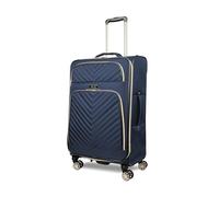 Expandable Suitcase with Chevron Quilted Exterior by Kenneth Cole