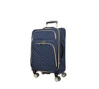 Expandable Suitcase with Chevron Quilted Exterior by Kenneth Cole
