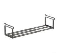 Expandable Telescopic Organizer Shelf For Cabinets, Adjustable Telescopic Cabinet Shelf, Hanging Shoe Organizer For Shoes, General Storage(1black)