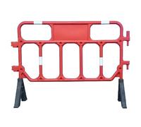 Expandable Traffic Barricades, Folding Driveway Fence for Crowd Control, Industrial and Construction Site Safety Barrier