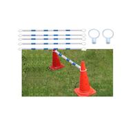 Expandable Traffic Cone Bar - Retractable Heavy-Duty Reflective Safety Barrier for Parking Lots - 25pcs Standard Cone Loop Fit