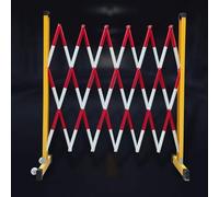Expandable Traffic Fence - Red Roadblock Barrier, Quick Setup for Construction & Maintenance, 1.2x6m Durable Warning Fencing, Portable Safety Solution