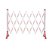 Expandable Traffic Fence, Retractable Fence Outdoor, Stable Triangular Support At The Bottom, Industrial Traffic Barricade for Crowd Control(250cm)