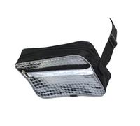 Expandable Transparent PVC Waist Adjustable Belt Anti-Static Compartments for Hiking Outdoor Accessories Clear PVC Electronic Accessories Organiser