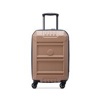 Expandable trolley cabin suitcase Delsey Rempart 4DR55CM Beige 44 L