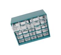 Expandable Vertical Storage Systems 25 Section Clear Container ABS for Workshop Accessory Drawer Cabinet Organizers