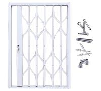 Expandable Window Security Grill - Interior Burglar Deterrent for Sliding Doors & Balconies, Hotels & Schools Safety Solution