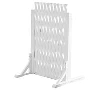 Expandable Wooden Garden Screen Fence Panel - Durable Trellis for Outdoor Decoration and Privacy Gate