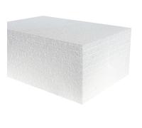 Expanded Polystyrene Foam Sheets EPS 70 (600 x 400 x 10mm Each) - Pack of 5 Sheets - BBA Certified Wall & Floor Insulation Board - Box Lining & Packaging Foam Board - White Blocks for DIY Projects