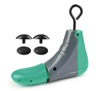 Expander Elastic Tensioner-4-Way Shoe for Canvas, Leather, Ballerinas | Adjustable Tools for Oxford, Slippers, Tennis Shoes, Pumps, Loafers, Foot Comfort, Toe Level Expander, A, Green,