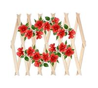 Expanding 6ft Wooden Trellis Climbing Plants Fence Panel Screening Lattice UK (Natural 180 x 90cm)