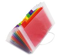 Expanding File Folder 13 Pockets Small File Organizer Expanding Folder Accordion Folder Rainbow Document Organiser Portable Document Storage for Invoice Receipt Cards Tickets Storage School Office