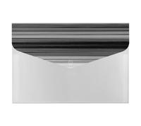 Expanding File Folder, 6 Pockets Zipper Expandable Document Organizer Accordion Filing Folder Print Black White Pen Wood Stripes Rainbow Vintage Retro