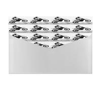 Expanding File Folder, 6 Pockets Zipper Expandable Document Organizer Accordion Filing Folder Print Rider Participates Motocross