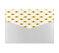 Expanding File Folder, 6 Pockets Zipper Expandable Document Organizer Accordion Filing Folder Print Shamrock Irish Lucky Clover Green Leaves