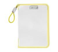 Expanding File Folder, Book Sleeve with Zipper, Clear Book Pouches, Shock Absorbing Padding, Weather Protection, 33x23x3cm, for File Document Planner Notebook Kids Student Teens Adults Stationery