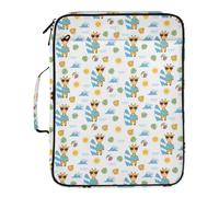 Expanding File Folder Organizer for Documents with Labels Portable Bill Receipt Accordion School Office Supplies 14 x 10 in Giraffe Surfing