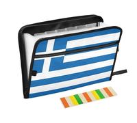 Expanding File Folders with 13 Pockets with Labels A4 Letter Size Portable Document Organizer with Zipper for Office and School