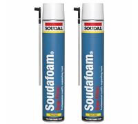 Expanding Foam Gap Filler 750ml - Premium PU Insulation & Expanding Sealant for Gaps, Cracks & Cavity Filling - Hand Held (Pack of 2)