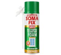Expanding Foam - Multipurpose Polyurethane Foam Filler for Doors, Pipes, Frames, Windows, Cracks & Holes + All Weather (500ML)