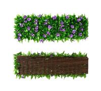 Expanding Garden Trellis Panels,Artificial Leaf Screening,Decorative Faux Ivy Fencing Panel,Decorative Faux Ivy Leaf Privacy Screen Greenery Backdrop for Backyard 20 * 40/30 * 150cm (1 Piece)