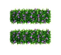 Expanding Garden Trellis Panels,Artificial Leaf Screening,Decorative Faux Ivy Fencing Panel,Decorative Faux Ivy Leaf Privacy Screen Greenery Backdrop for Backyard 20 * 40/30 * 150cm (2 Pieces)