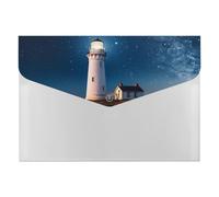 Expanding Lighthouse File Organizer with 6 Pockets Plastic Accordion File Folders with Labels Letter Size Portable Document Paper Receipt Bill Storage for Office