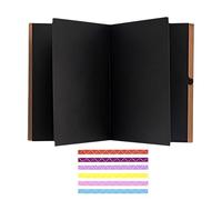 Expanding Photo Album: Accordion Style Book, Folding Memory, Decorative Picture Display | 5.91" Wide Slim Profile | Studio Moments Preservation