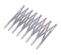 Expanding Sewing Gauge, Adjustable Aluminum Sewing Gauge Button Guide Equal Spacing Expandable Divider Tools for DIY Crafting Pleating Curtain