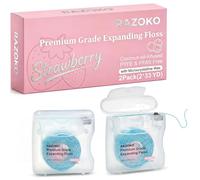 Expanding Woven Floss, Coconut Oil Strawberry, PFAS-Free, 2 Pack