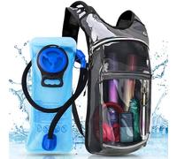 Expansea Hydration Backpack, Hydration Pack, Water Backpack with 2L Hydration Bladder, Hydration Backpack Rave, Lightweight Insulation Hydro Daypack for Festivals, Rave, Cycling, Running, Hiking