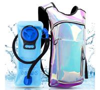 Expansea Hydration Backpack, Hydration Pack, Water Backpack with 2L Hydration Bladder, Hydration Backpack Rave, Lightweight Insulation Hydro Daypack for Festivals, Rave, Cycling, Running, Hiking
