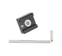 Expansion 3/8in-16 Cold Shoe Mount Adapter Aluminum Alloy For Versatiled Use With Photo And Video Devices