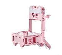 Expansion Adapter for DJI for osmo Pocket 3 Aluminum Alloy Mount Bracket with Strong Suction Quick Release Vlog Travel Accessory Black or Pink 4.7x4.2x6.3cm(Pink)