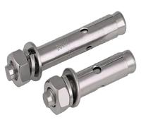 Expansion boltExpansion Bolts 5pcs M8 316 Stainless Steel Expansion Screw Bolt Ground Screw Extended Extra Long Broaching Wire Expansion Screws(60mm)